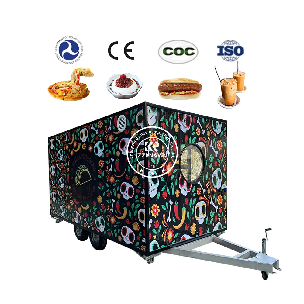 2024 трейлер, закуски, продажа б/у грузовиков для еды, тележки для продажи, мобильная кухня, прицепы для хот-догов, барбекю, еды