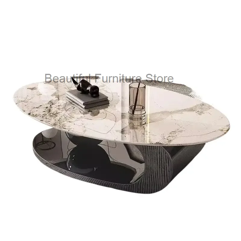 Nordic Tea Side Table Console Mesa Center Black Corner Small Patio Living Room Table Marble Stolik Kawowy Theater Furniture