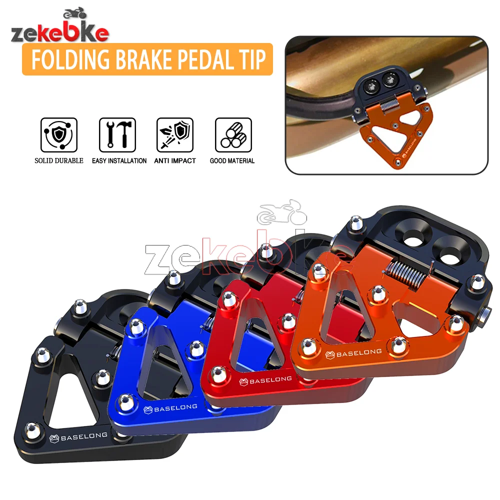 

For 390 790 890 990 950 1050 1090 1190 1290 Super Adventure R S T 690 Enduro Motorcycle Folding Rear Brake Pedal Step Tip Plate