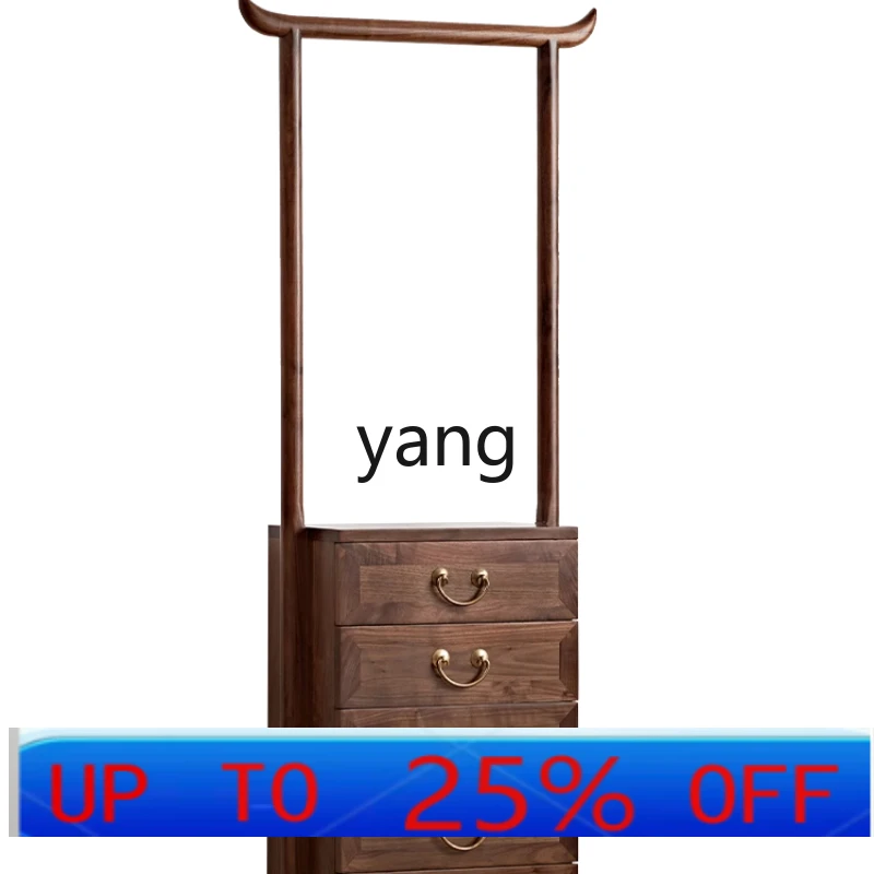 

LTT new Chinese basket bedside table Zen coat rack chest of drawers