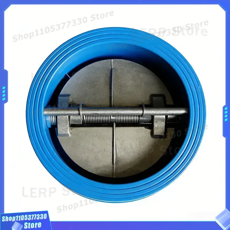 H76X Double Plate Wafer-TypeDN50 DN600, Disc Type PN16, Spheroidal Cast Iron CPDM Seat Double Plate Double Wafer Check Valve