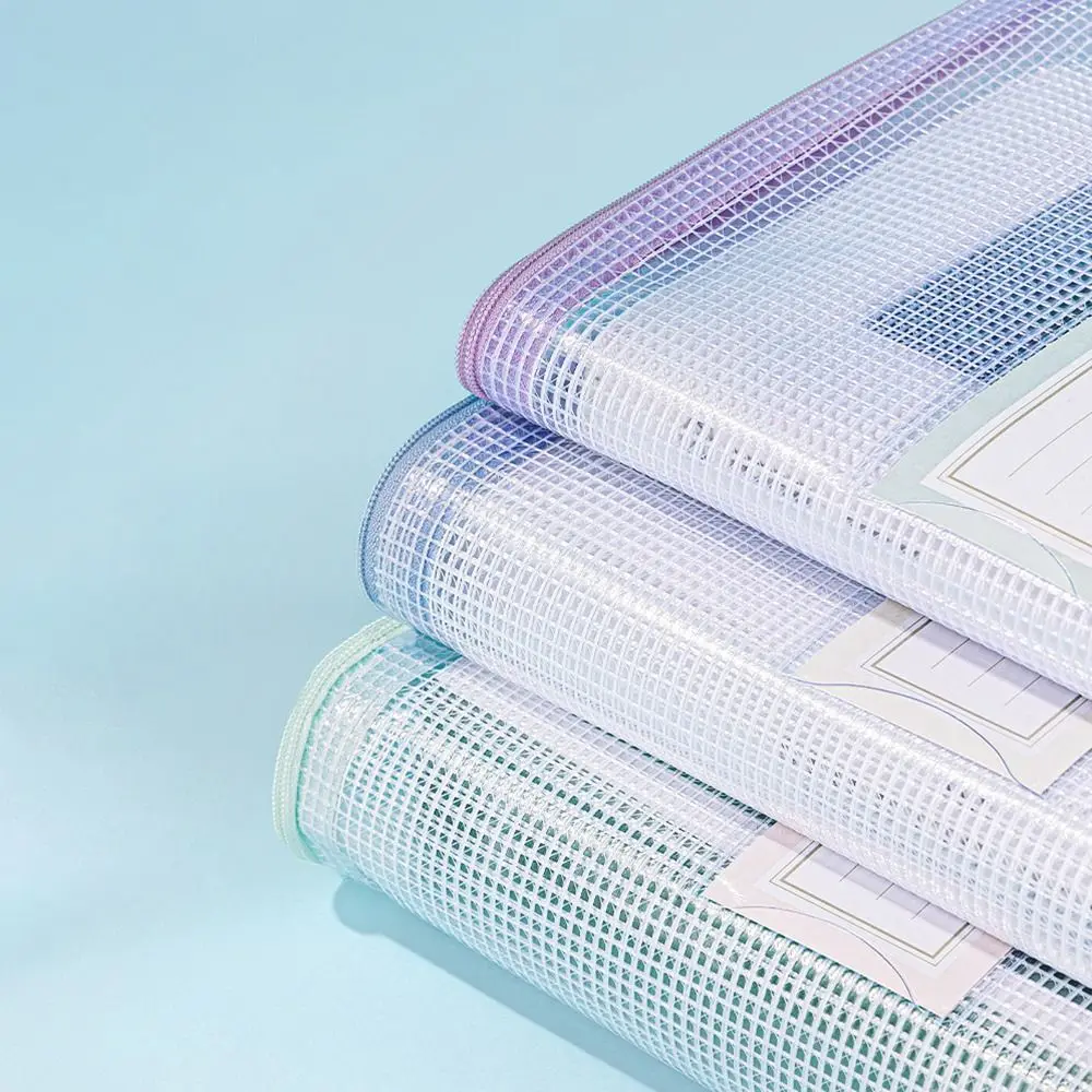 5PCS A4 File Folders PVC Organize Artifacts File Contract Folders Versatile Portable Test Paper Storage Tool