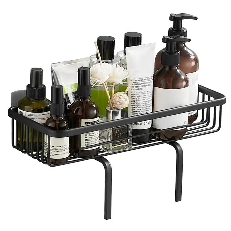 Bathroom Shelf Kitchen Storage Organizer Aluminum Alloy Shampoo Rack Shower Shelf Bathroom Accessories punch free bathroom Shelf