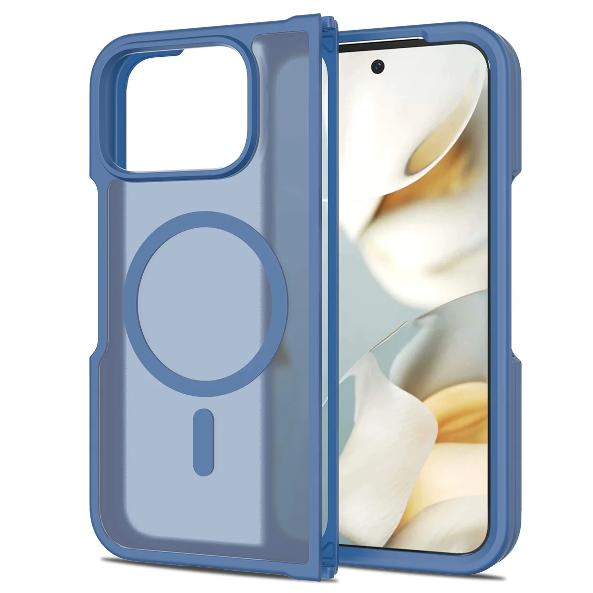 Für Pixel 10 Pro Fold Matte Magnetic Case, kompatibel mit MagSafe Drop Protection Translucent Cover für Google Pixel 10 Pro Fold – Detail 13