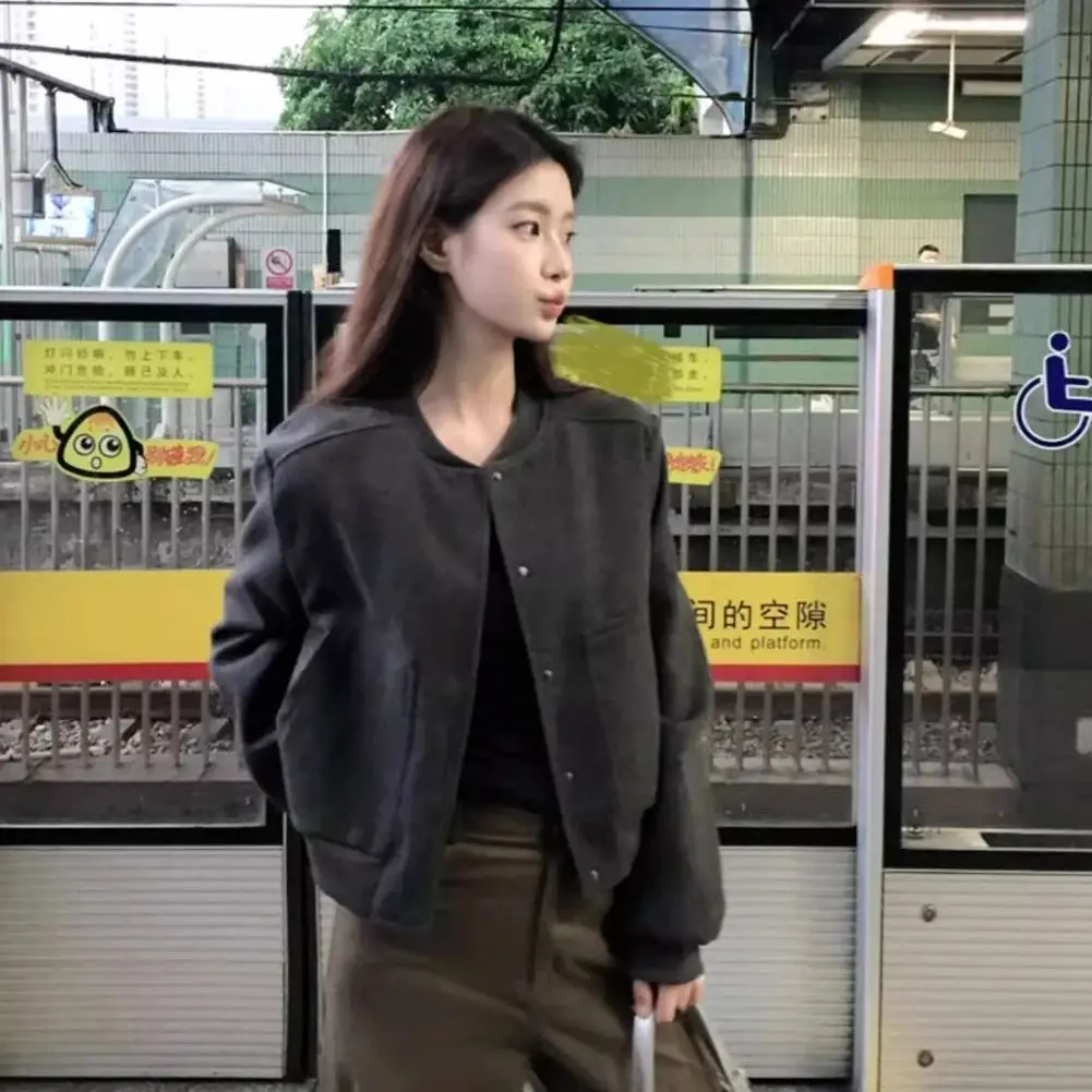 

Водонепроницаемые куртки женская женская одежда на флисовой подкладке термотеплые зимние стеганые хлопковые передние карманы на пуговицах чистые простые базовые