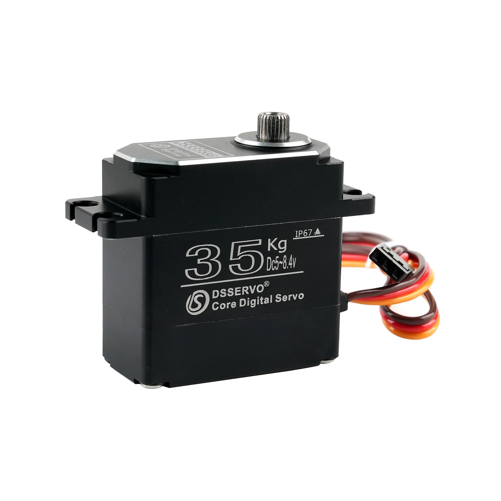 

35kg Torque Digital Servo Waterproof IP67 180 270 360 Degree Metal Gear Iron Core Motor RC Robot Car Boy DIY Toy