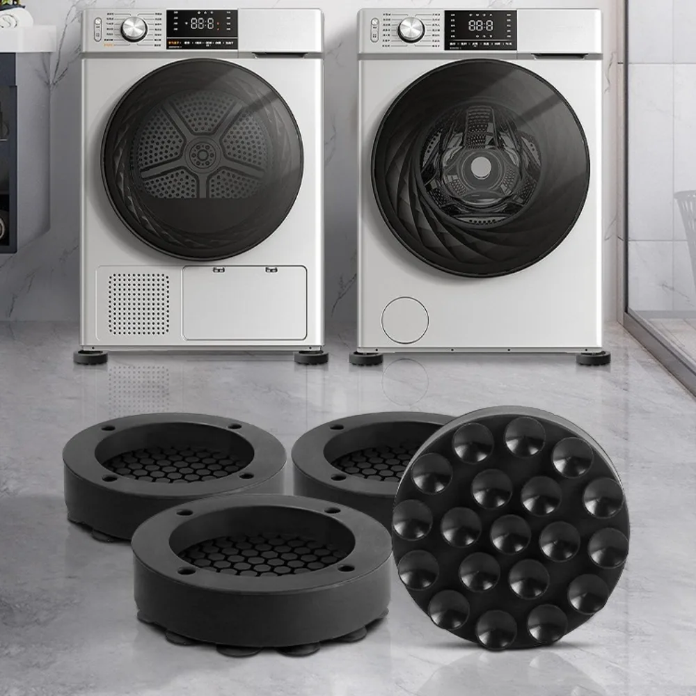 Anti Slip Anti Vibration Washing Machine Feet Pads Household Refrigerator Heightening Base Anti Walk Fixing Tools Silicone Pads