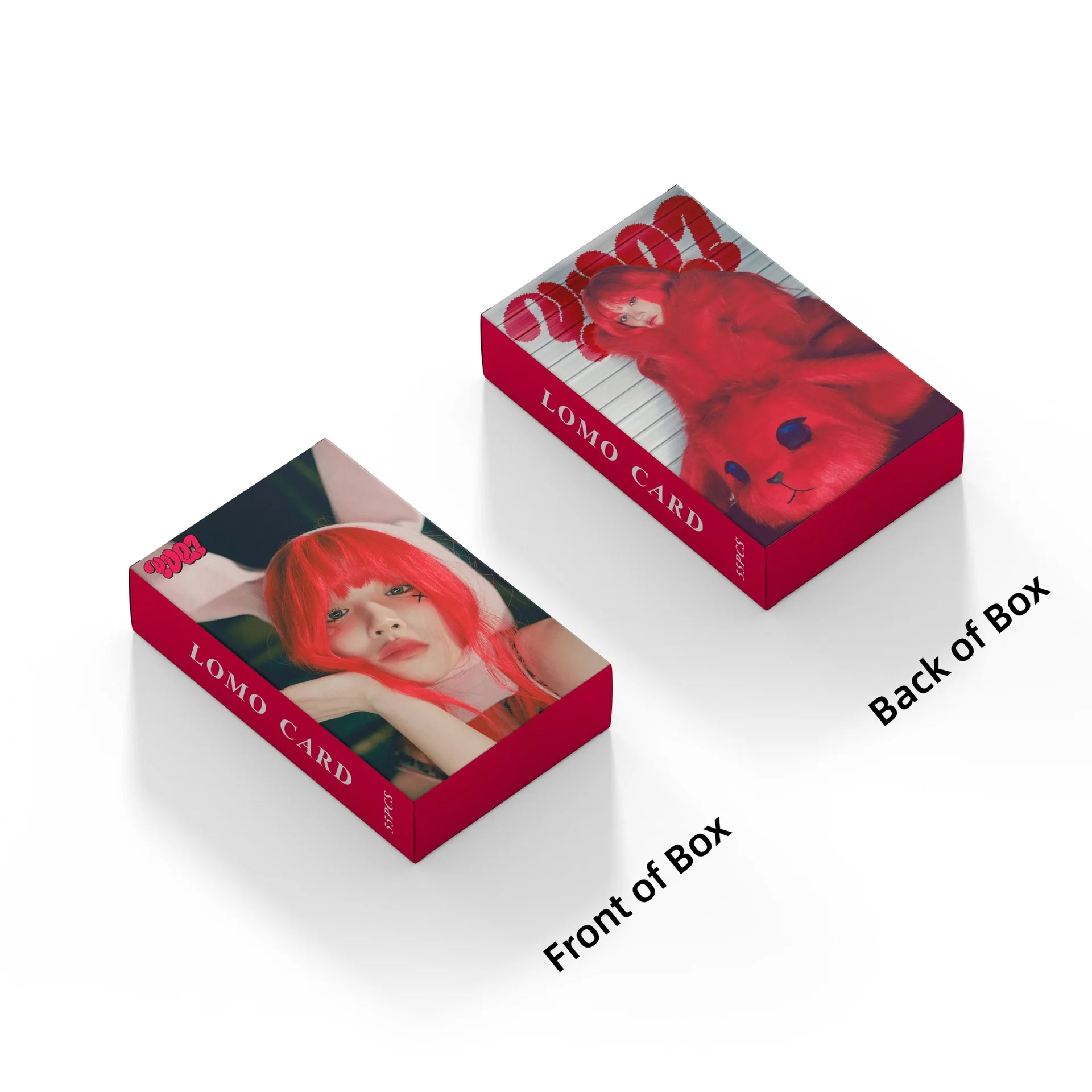 Kpop GIDLE Druo Cards, Song Yuqi Solo Photocards, New Album G-idle Photocards, Photo Print Cards, 55Pcs