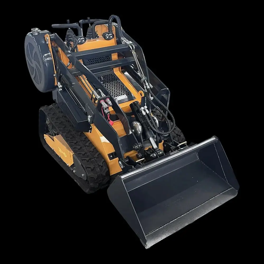 

Free Shipping Diesel Loaders China Mini Tracked Sliding Skidsteer Front End Loaders High Quality Crawler Skid Steer Loader