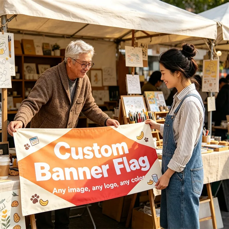 Custom Advertising Flags Withfestive Summer Easy To Install And Perfect For Seasonal Continuously Expand Brand Coverage Range