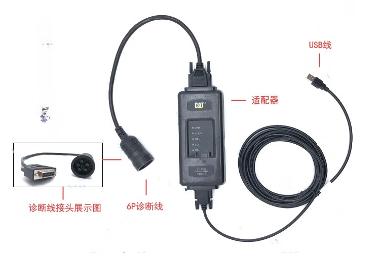 Excavator CAT ET CA4 generation 2024A fourth generation diagnostic detector