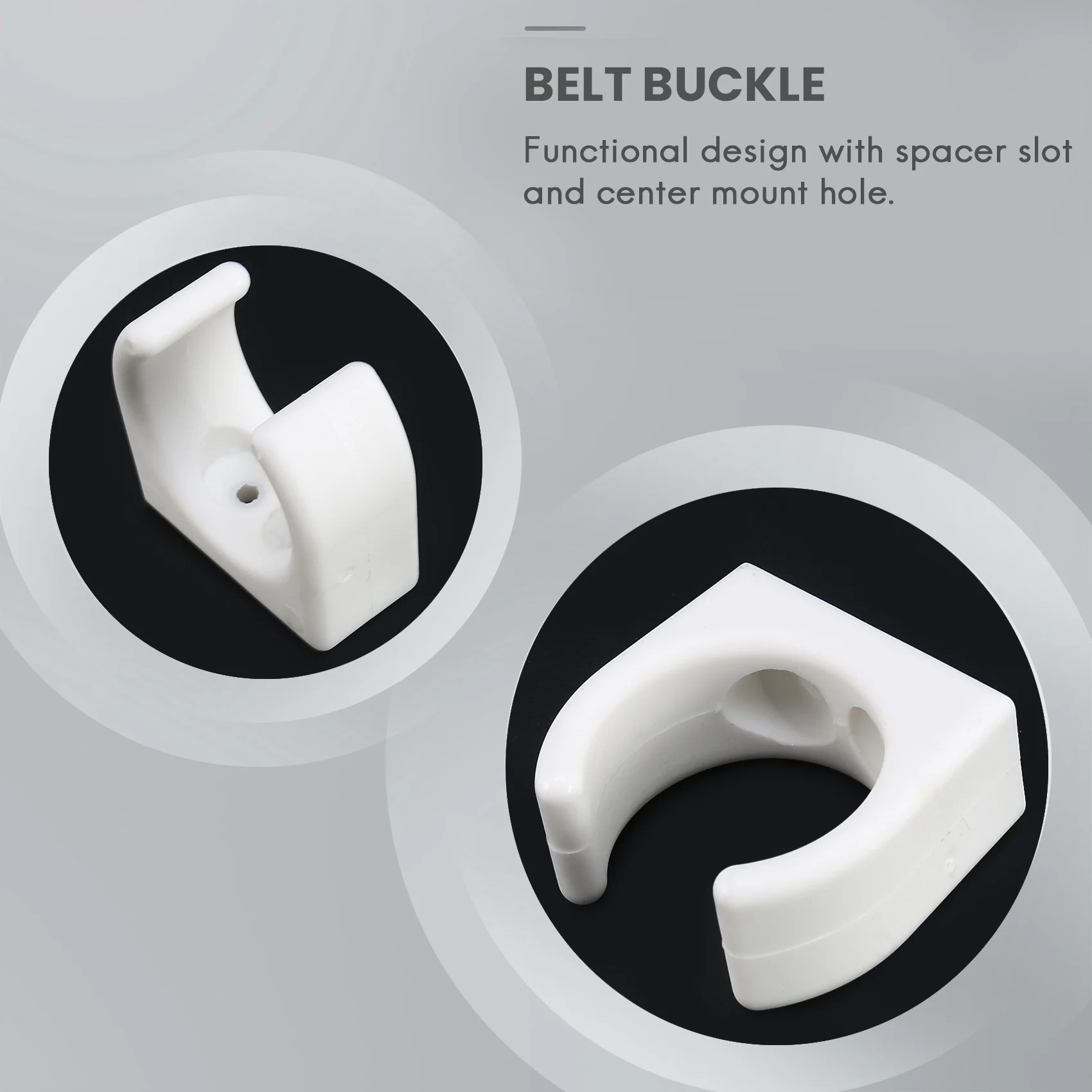 NEW-2 Pcs Nylon Ladder Clip Boat Hook Clip For Size 1-1/4Inch Diameter Per Set UV Marine Accessories Yacht Boat