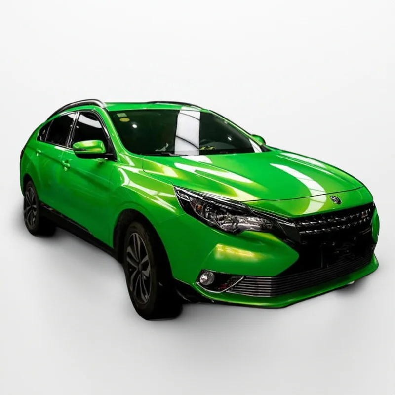 Factory Promotion Price Gloss Electro Metallic Hot Orange Auto Vehicle Wrap Clear Vinyl Sticker Car Wrapping