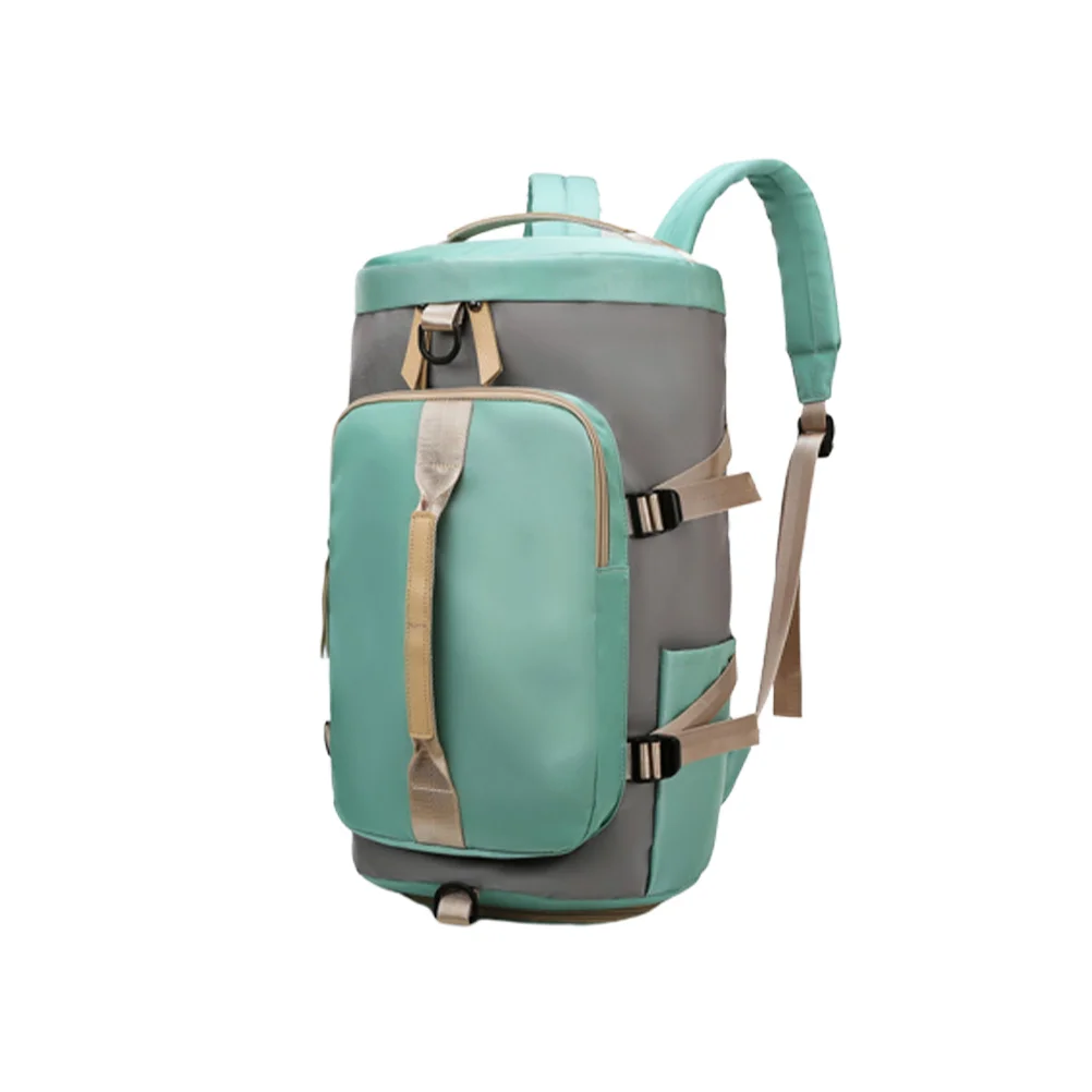 حقيبة نايلون من القماش الخشن ذات سعة كبيرة للسفر في صالة الألعاب الرياضية في عطلة نهاية الأسبوع، منظم متعدد الوظائف لرحلة التسوق على الشاطئ #5