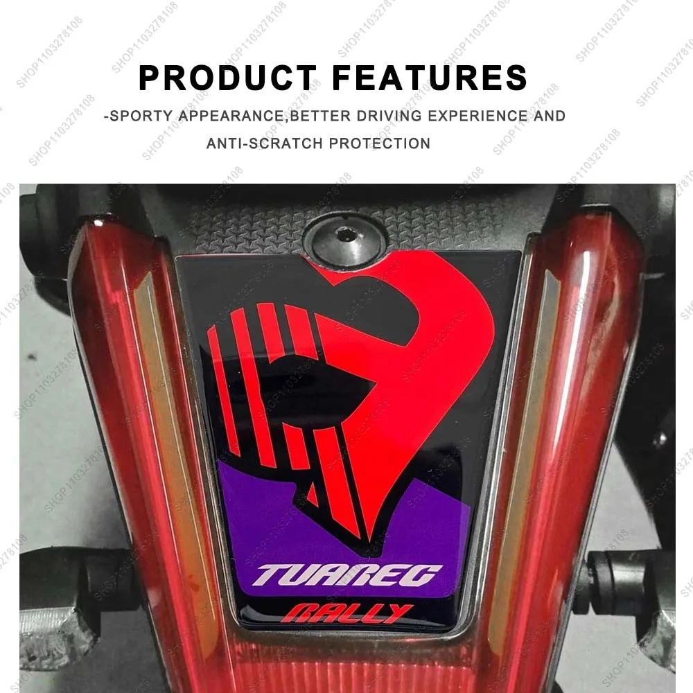 Voor Aprilia Tuareg Rally 660 Motorcycle Side brandstoftank pad Bescherming Sticker 3D Gel Hars Sticker waterdichte Kit