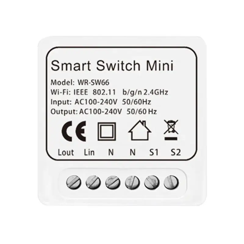 Advanced Technology Dual Control Switch Convenient And Easy Control Effortless Lighting And Appliance Control Mini Wifi Switch