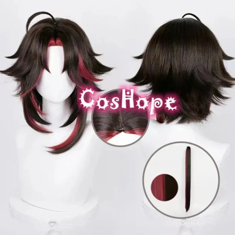 

Красный Сяо Косплей Парик Красный Смешанный Коричневый Парик Косплей Аниме Косплей Парики Термостойкие Синтетические Парики Хэллоуин