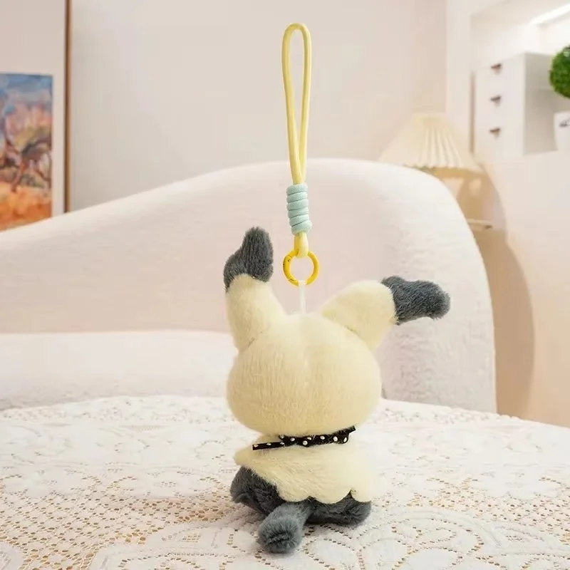 Poke Mimikyu Plush Toy Doll Cartoon Anime Mini Q Version Keychain Bag Pendant Cute Plush Keyring Ornament For Fans Gift