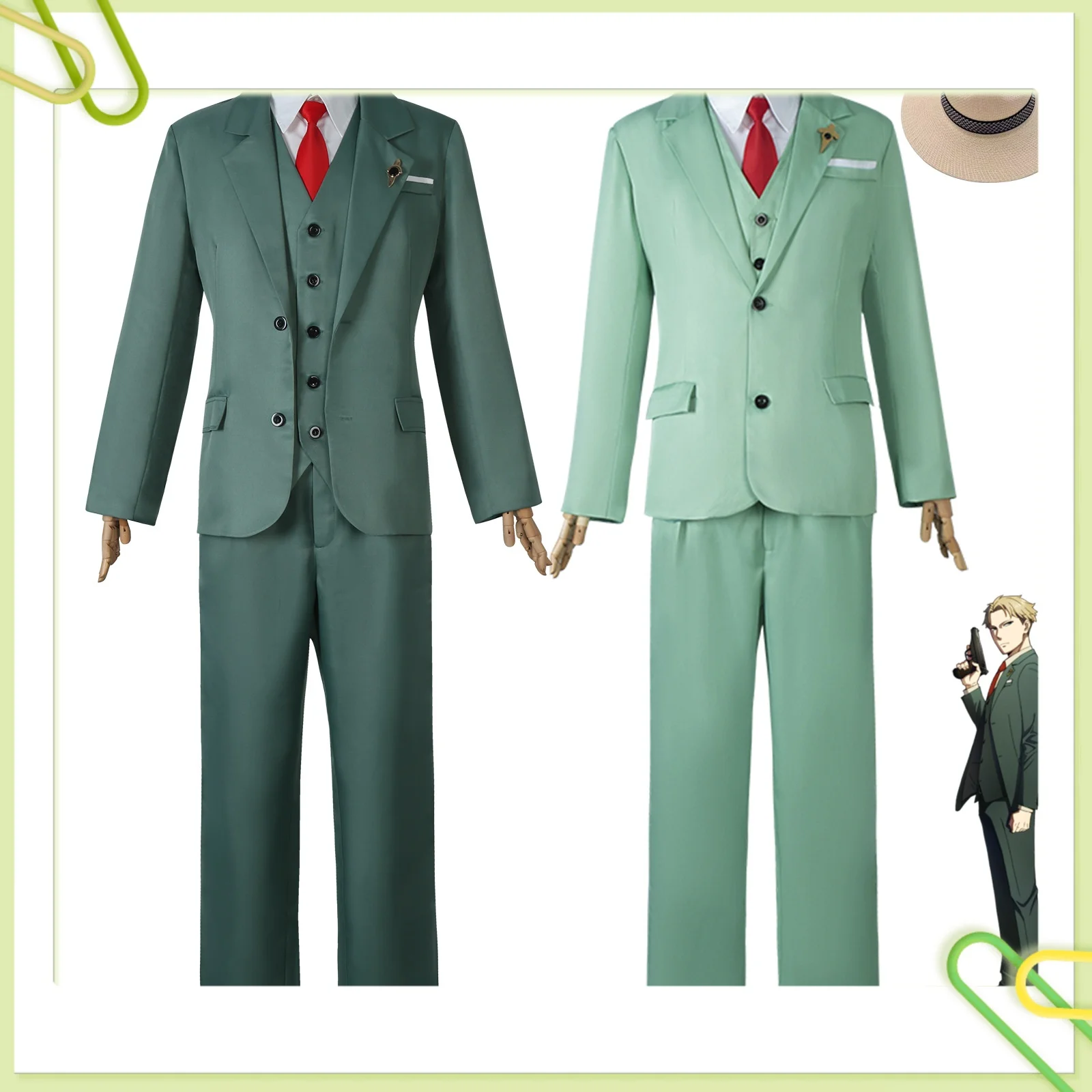 

Spy × Family Yor Forger Loid Forger Anya Main Male Character Cosplay Costume Role-playing Twilight Skirt and Suits for Man