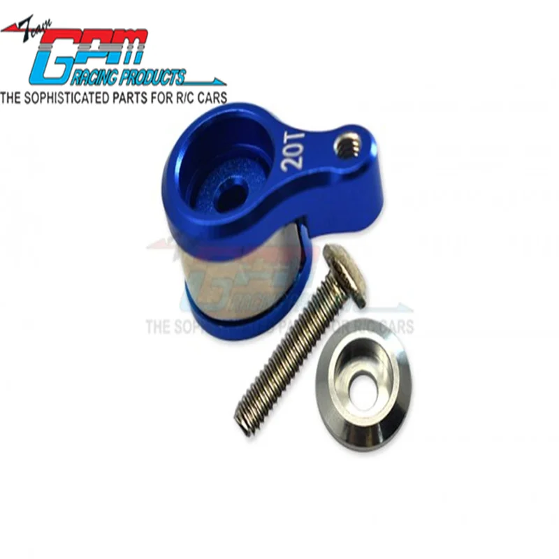 GPM ALUMINUM 20T SERVO HORN W. BUILT-IN SPRING -3PC SET For LOSI 1/18 Mini-T 2.0 2WD Stadium Truck RTR Upgrade