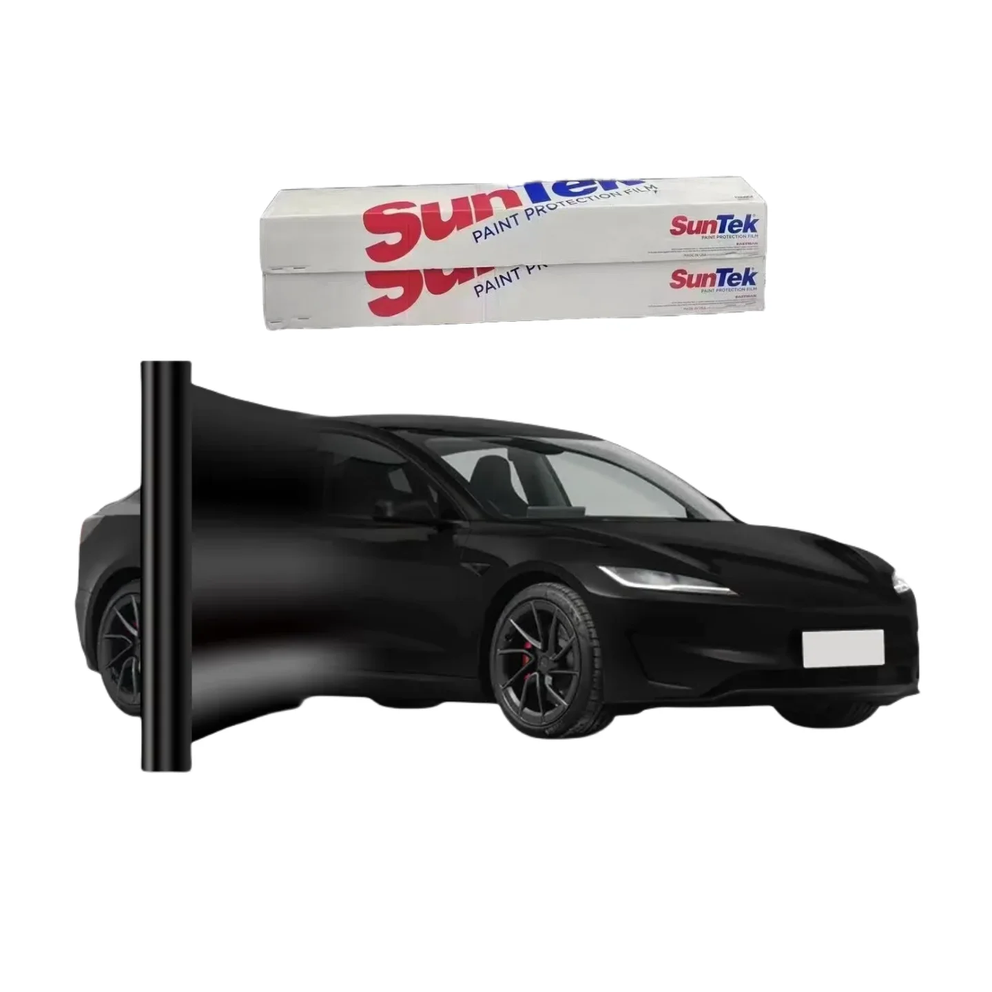 

Suntek Pro TPU PPF Paint Protection Film 7.5MIL Matte Black Dynamic Adhesion Anti Stretch Marks 10 Year Warranty Universal Autom