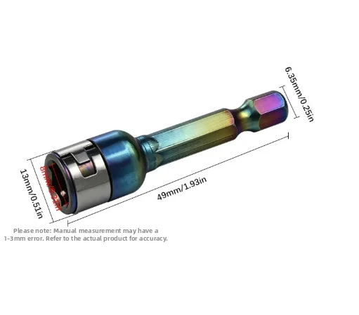 Non magnetic dovetail socket adapter made of 45# alloy with ball bearing for For Cordless drill and driver use