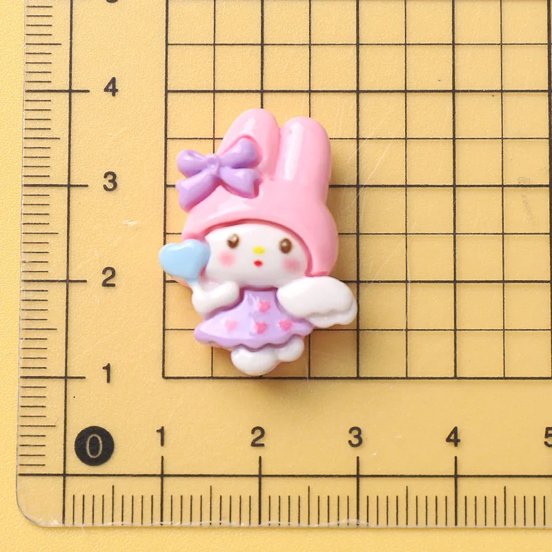 10 Pcs New Mini Kawaii Cartoon Animal Kitten Puppy Rabbit Series Resin Scrapbook Diy Jewelry Children Gift Hairpin Accessories