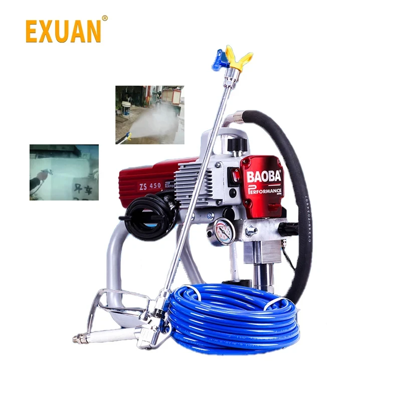 High Pressure Airless Latex Paint Spraying Machine Latex Paint Spraying Machine Household Wall Paint Paint Spraying Machine