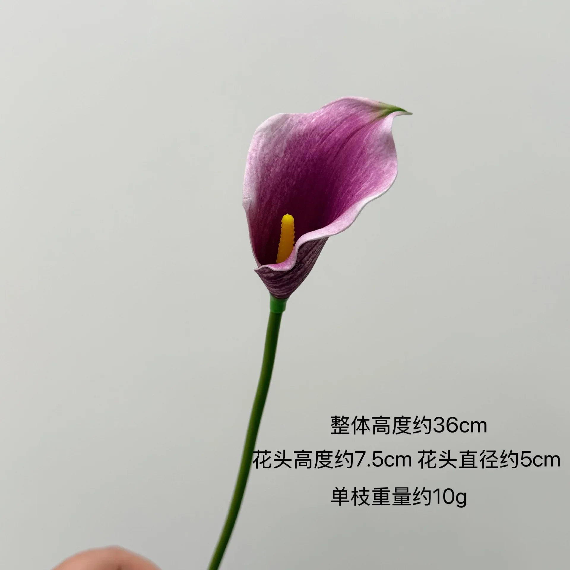 10 Stück Künstliche EVA-Kallablumen Hochzeitsdekoration Künstliche Kallablumen Brautstrauß Heimdekoration Zubehör Party Blumenarrangement – Detail 9