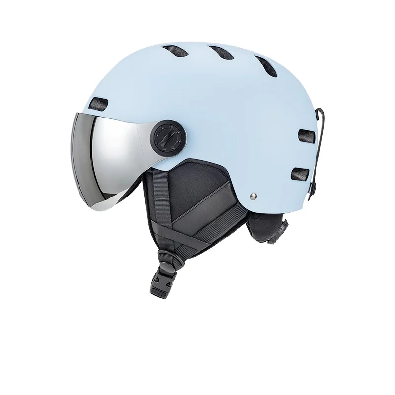 

Integrated Helmet and Goggles Dual Sports Winter Helmet for Men and Women-Shock-resistant Lightweight Safe