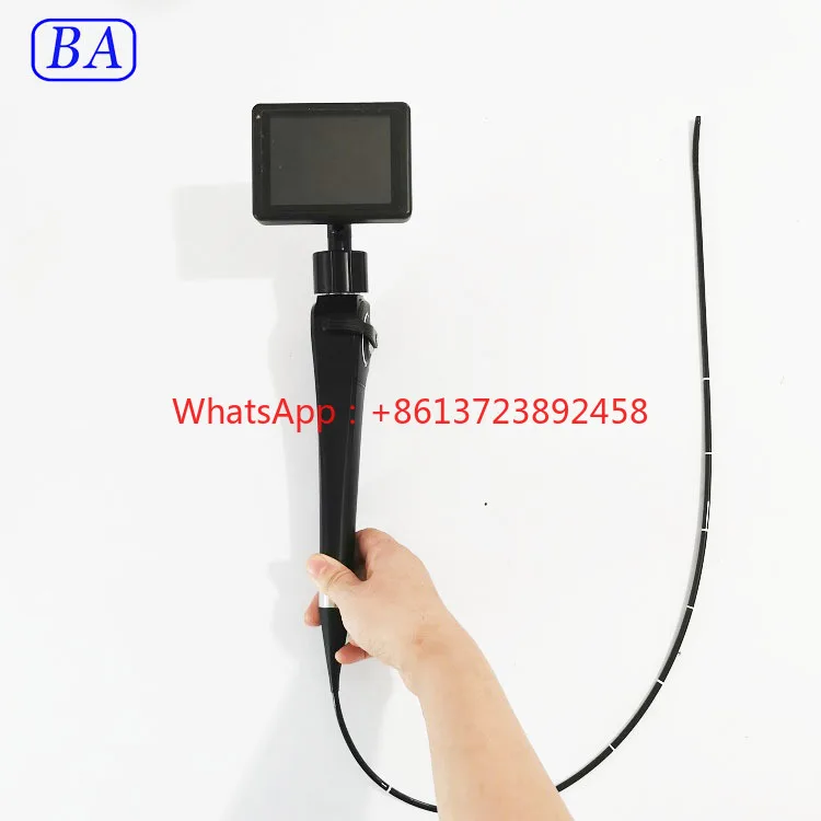 Medical ENT portable fiber video flexible nasopharyngoscope