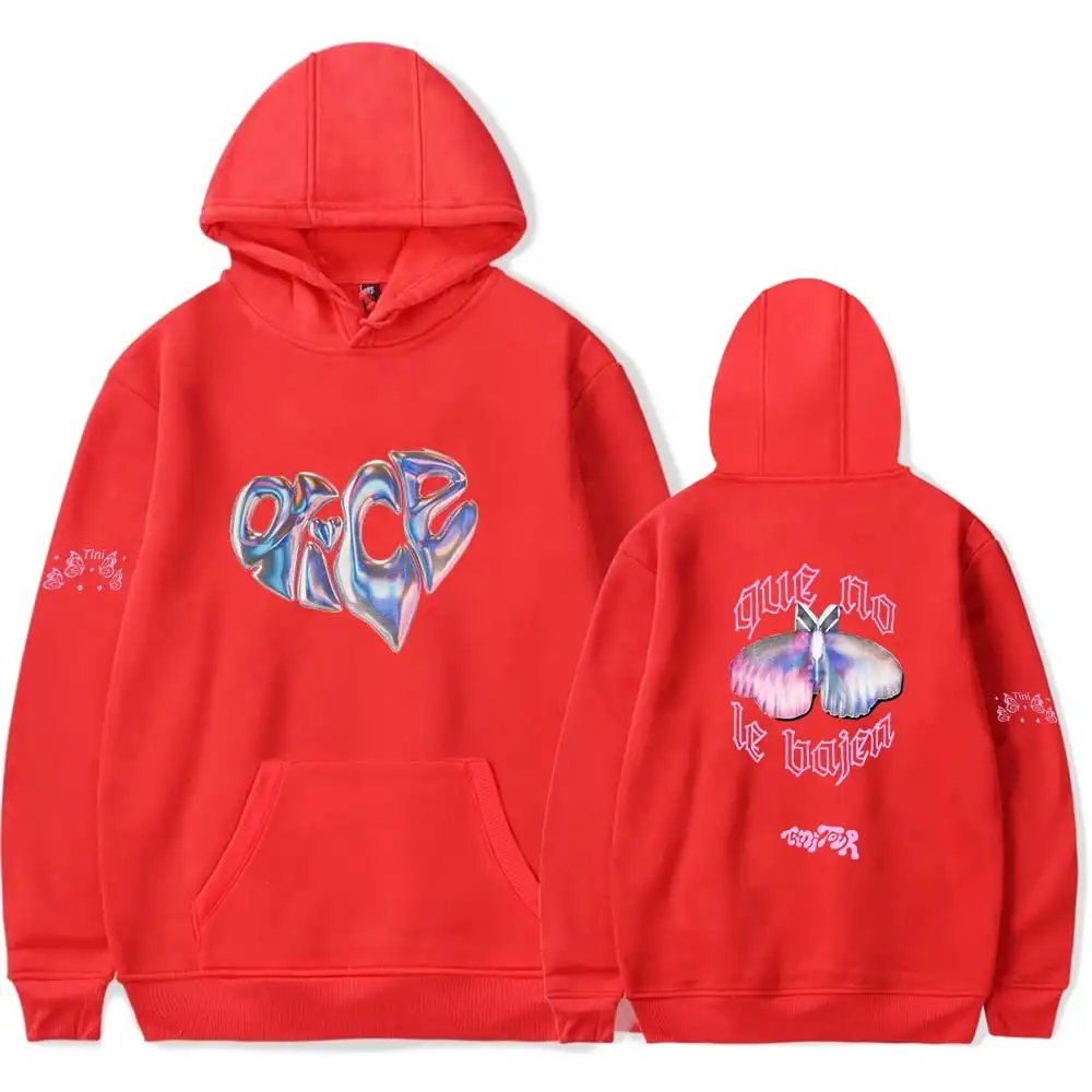 2024 Tini Stoessel 후드, 2023 Tini Tour Merch, 긴 소매 캐주얼 스타일, 맨투맨 패션 의류, 남녀공용