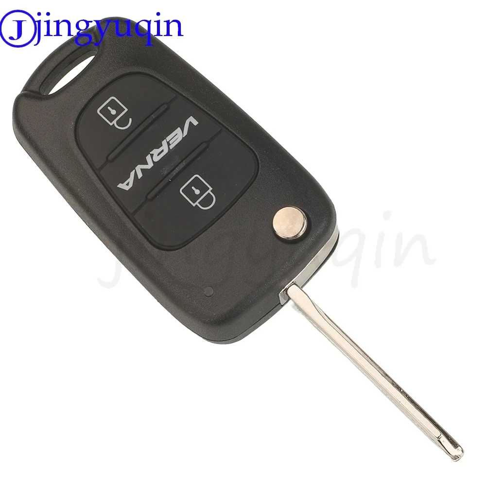 Jingyuqin 81905-0U030 2BNT Flip Car Remote Key 433MHZ ASK ID46 Chip For Hyundai VERNA 2010-2015 Reina IX35 Folding Fob Control