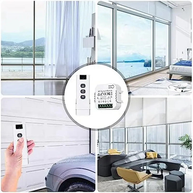 LICE-3X Tuya Wifi Smart Curtain Switch Controllers Roller Blinds Shutter Motor Smart Life APP Remote Control Alexa Google