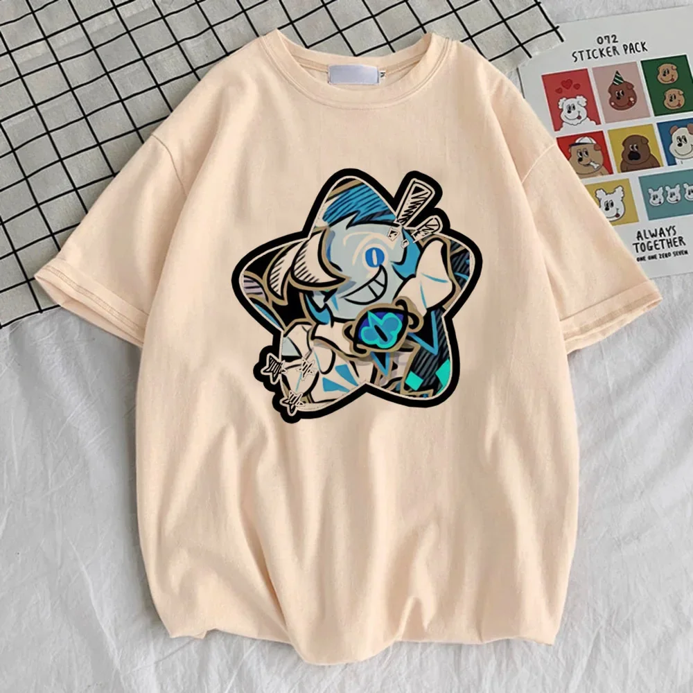 Shadow Milk Cookie Top Tees Teen Punk Streetwear Vintage Hip Hop Tshirt Breathable Digital Kawaii Psychedelic Graphic 2000s