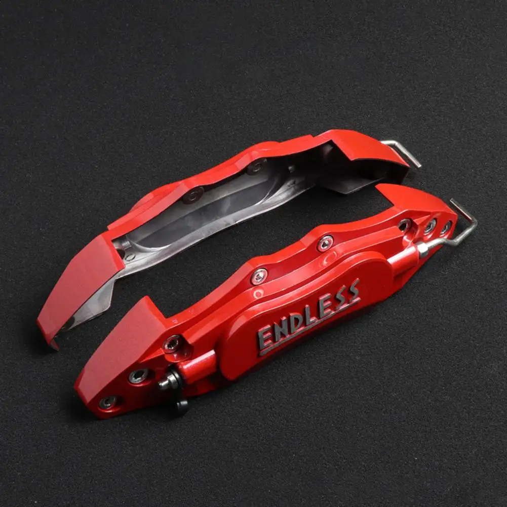 Useful Caliper Case Universal Waterproof Bright Color Red Brake Caliper Covers  Brake Cover Simple Installation