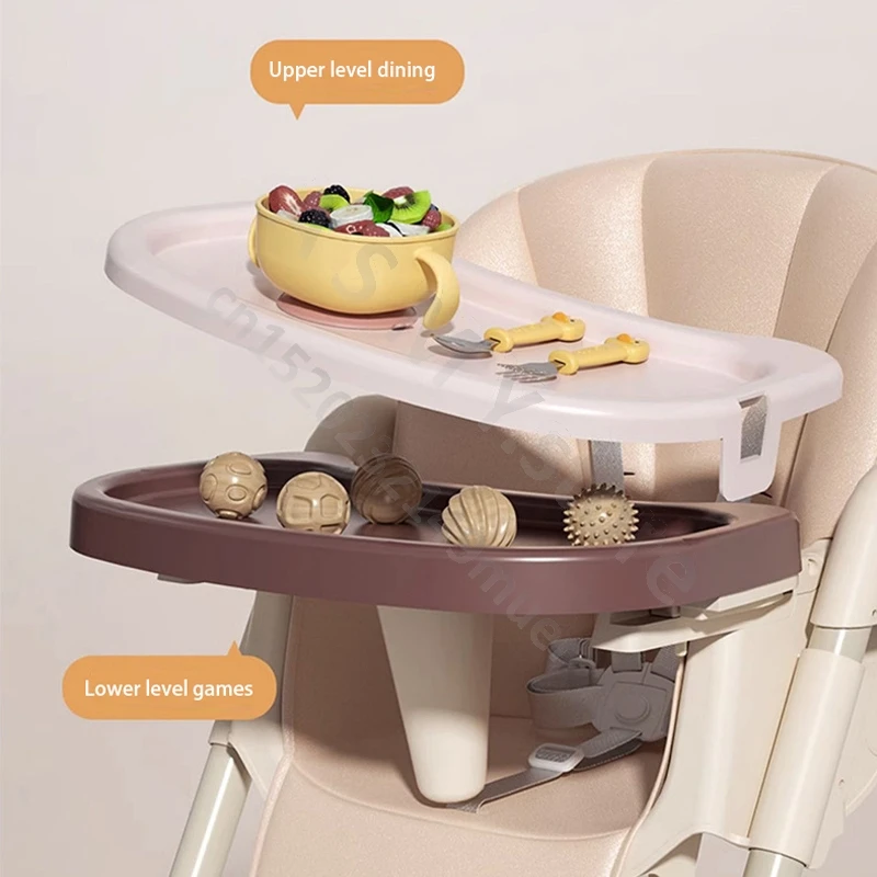 Multifunctional growing children's dining chair can sit or lie down multi-position eating adjustable soft baby dining chair