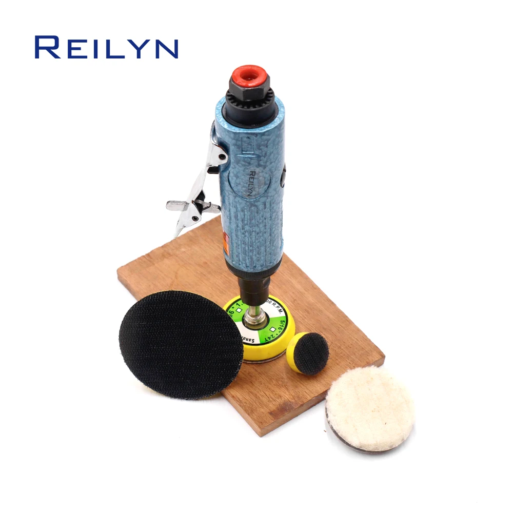 Reilyn Pneumatic Die Grinder Kit 6mm Chuck Air Polisher Engraving Sanding Machine Mini Handy Polishing Sander Power Tools