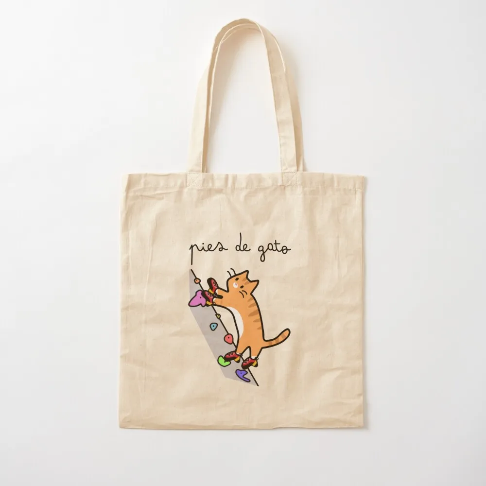 Pies de Gato - Cesar (Tabby) Sticker Tote Bag Shopping bags Canvas bag Canvas Tote Bag