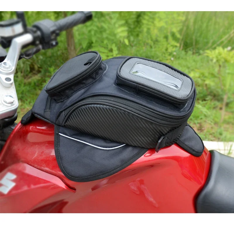 

Waterproof Motorcycle Fuel Tank Bag with 4 Magnets Can Be Adsorbed on The Fuel Tank, Navigation Bag, Motorcycle Mobile Phone Bag