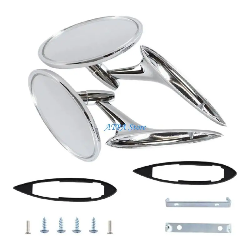 U13C Wide View Enhanced Safety Round Outside Rearview Mirror Replace  654394765672