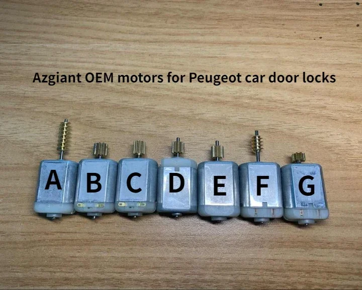 Motores de bloqueo de puerta de coche para Peugeot 106 205 206 307 308 309 370 405 408 508 605 1007 2008 3008 4008 5008 Boxer Expert Partner