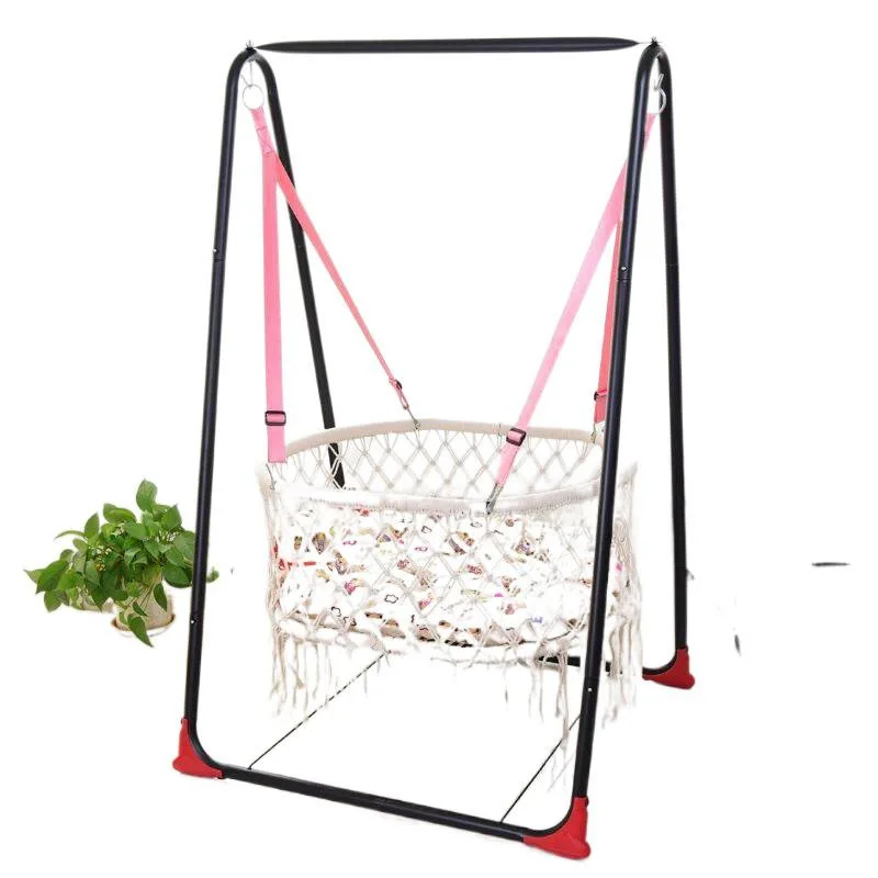

Baby cradle hammock Baby cradle Handmade cotton thread weaving 0-2 years old