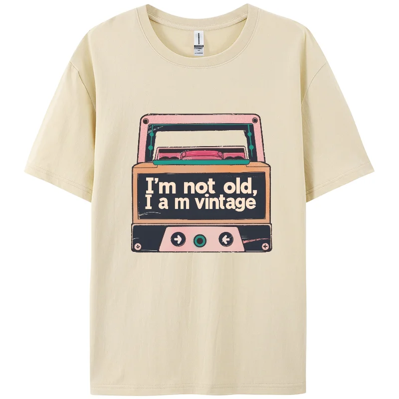 

2024 New Tee Shirt Women Cotton Casual Breathable O Neck T-shirt Soft Vintage Female Clothing Short Sleeve Top