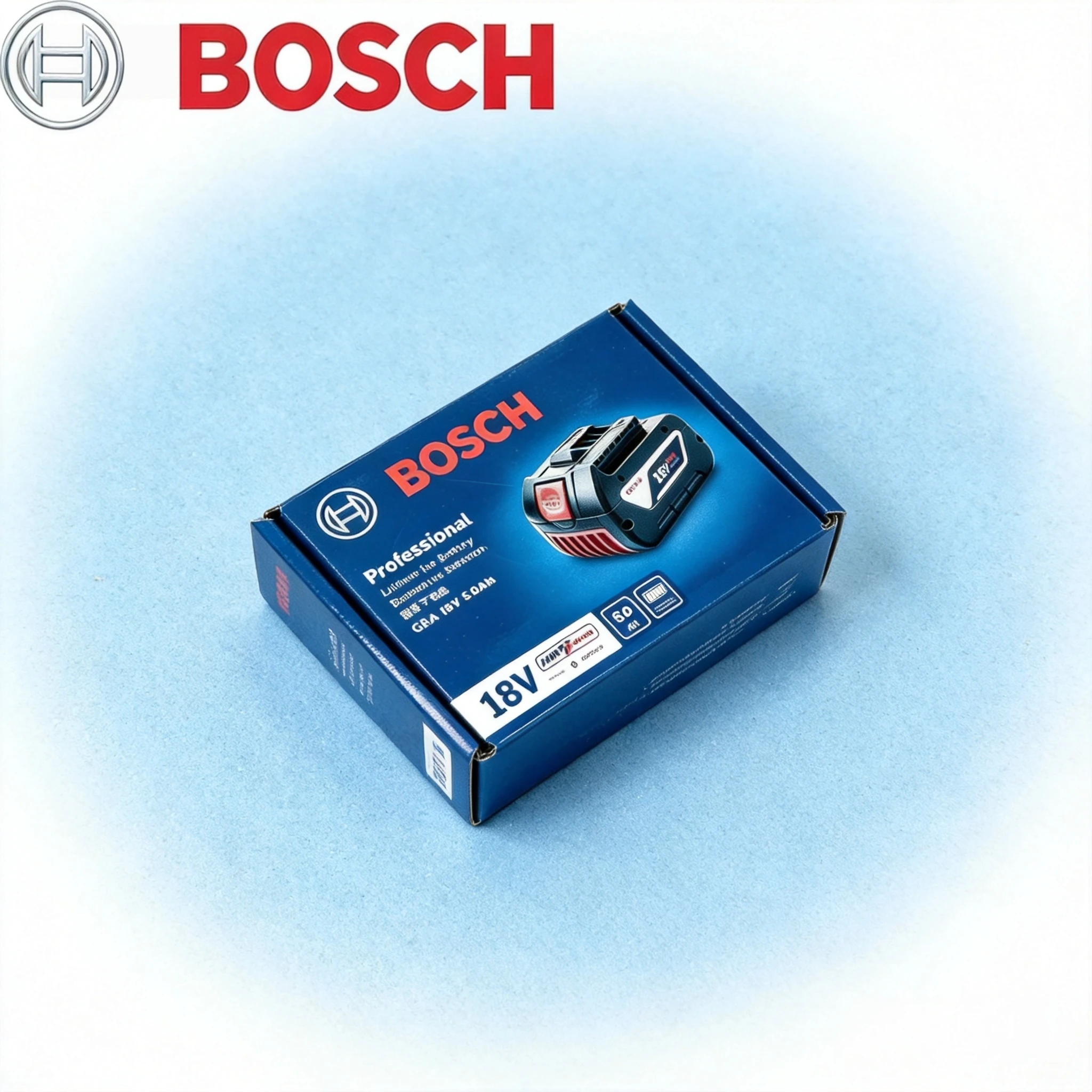 Original Bosch 18V 5/6.0Ah Li-ion Battery GBA18V5.0/6.0Ah Fits GSR18V GST18V GBA18V Cordless Drilling Construction Power Tools