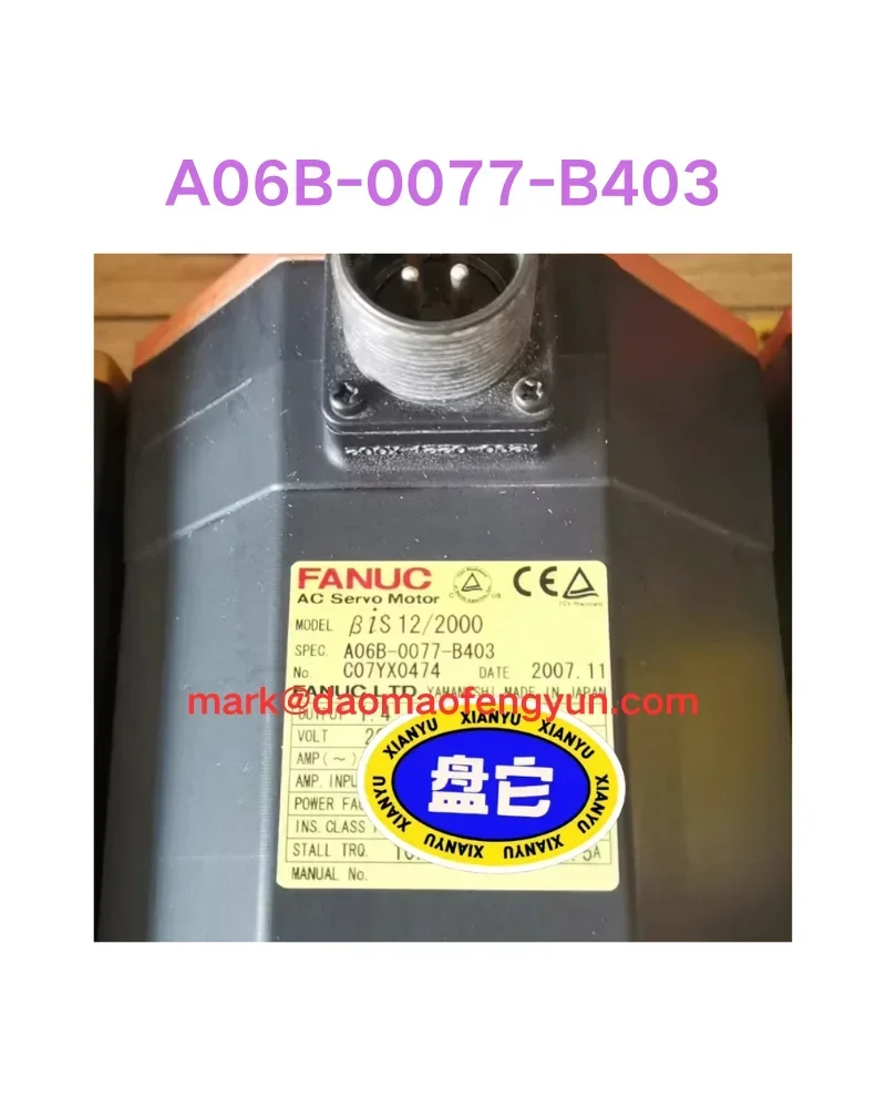 

A06B-0077-B403 Used servo motor test ok