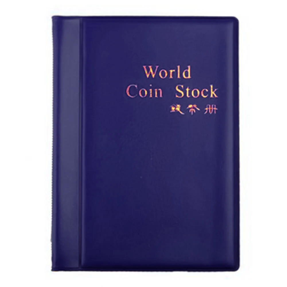 Collection Coin Album 120 Pocket Collection 150 * 110mm Album Book Collecting Coin Holders Storage Penny Money