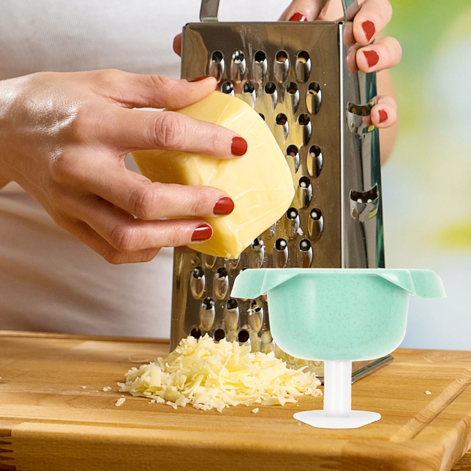 

2pcs Vegetable Slicer Holder Non-Slip Ergonomic Kitchen Tool For Chopping Grating Finger Protection Kitchen Supplies