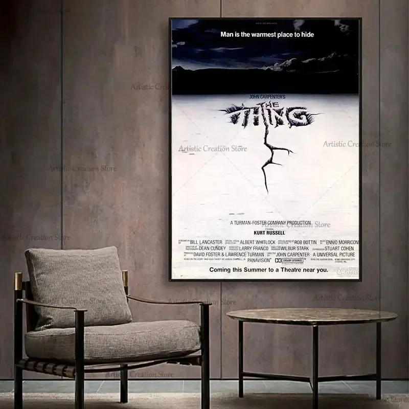 Nordic Bedroom Cinema Home The Thing Movie Poster Horror Classic Film Art Print Canvas Painting Wall Art Pictures For Decor Gift