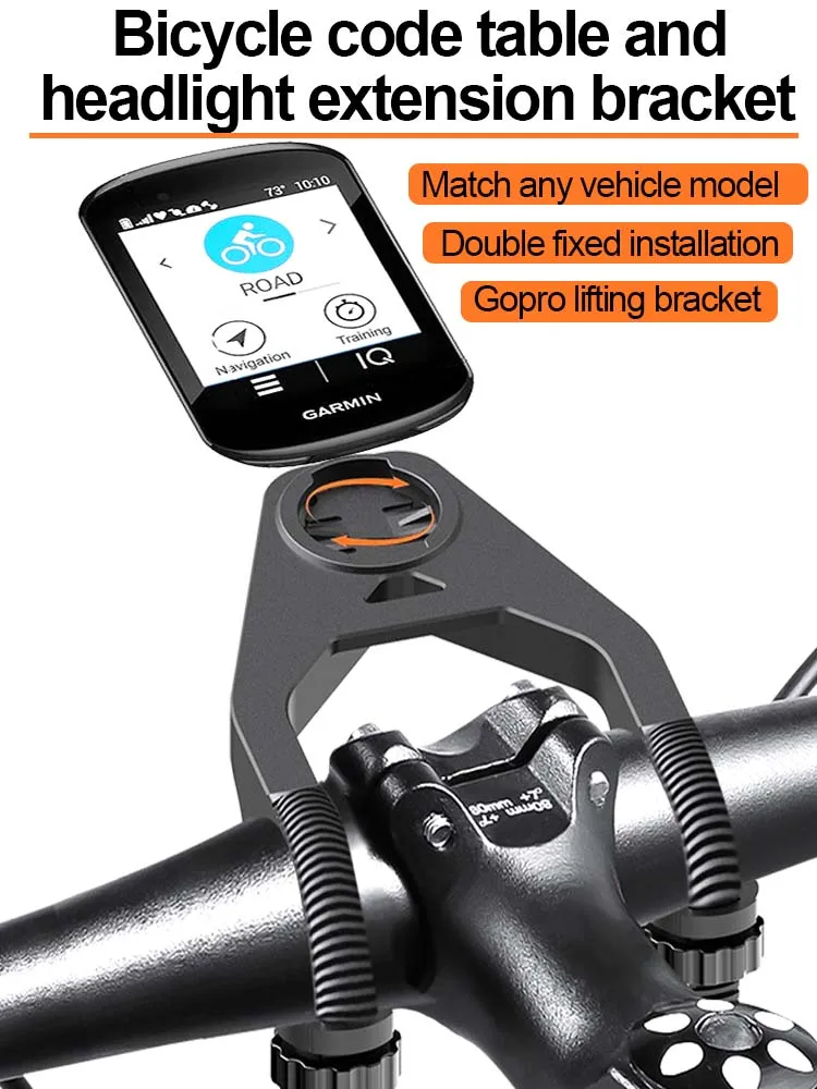 Держатель для компьютера на руль велосипеда, легкая основа для стола кода велосипеда MTB, фиксирующая основа для измерителя кода шоссейного велосипеда для Garmin/Wahoo/Bryton
